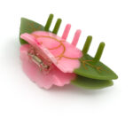 کلیپس طرح گل و برگ 00201279