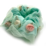 کش حریر گل برجسته 00404167