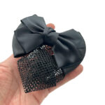 گیره فرانسوی پاپیون ساتن توردار 00808130