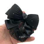 گیره فرانسوی پاپیون ساتن توردار 00808133