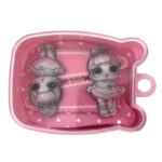 گل سر تق تقی جعبه ای کودک 01001294-4