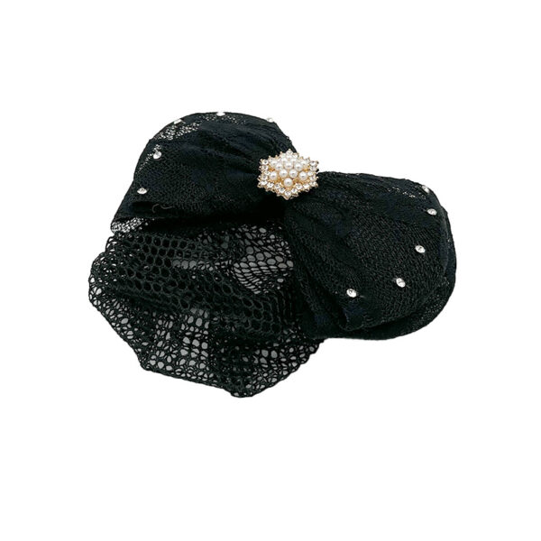 گیره فرانسوی توردار گل مرواریدی00205431B