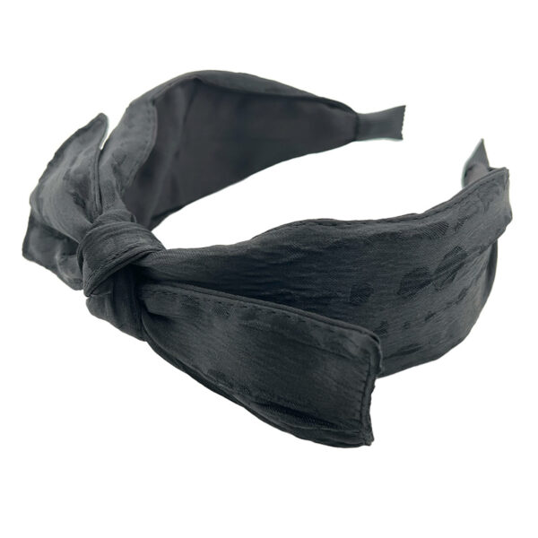 تل پارچه ای مشکی طرح دار 00303089