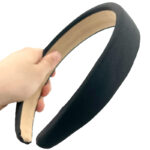 تل ابری ساتن مشکی متوسط 00303128