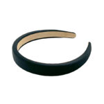 تل ابری ساتن مشکی باریک 00303132