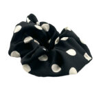 کش پارچه ای مشکی خال سفید 00404051