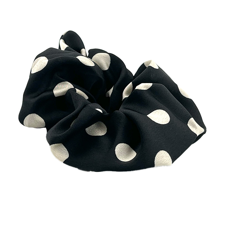 کش پارچه ای مشکی خال سفید 00404051