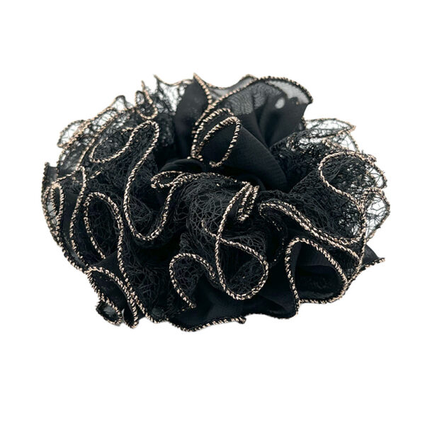 کش پارچه ای توری حاشیه طلایی 00404112