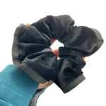 کش پارچه ای مخمل لبه ساتن مشکی 00404123