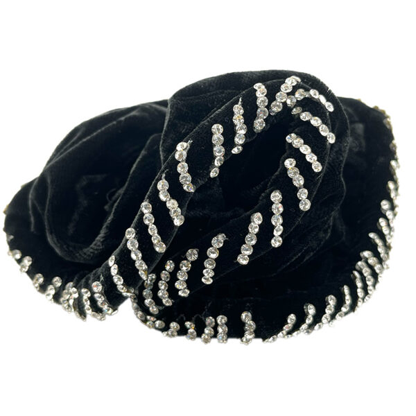 کش مخمل نگین دار پر کار 00404130