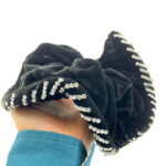 کش مخمل نگین دار پر کار 00404130