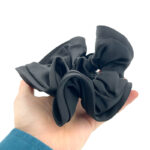 کش ساتن لبه دار مشکی 00404137