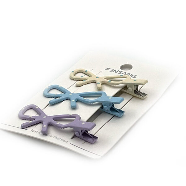 گیره انبری پاپیون رنگی خالدار 00606350