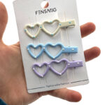 گیره انبری دو قلب خالدار 00606351