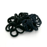 کش جعبه ای قیطان و حوله ای مشکی 00505023