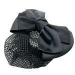 گیره فرانسوی پاپیون ساتن تور دار 00808130