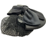 گیره فرانسوی پاپیون ساتن تور دار 00808130