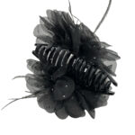 کلیپس گل خالدار نقره ای 01101017