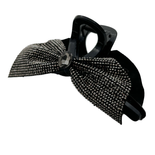 کلیپس پارچه ای نگین دودی 01101065