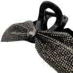 کلیپس پارچه ای نگین دودی 01101065