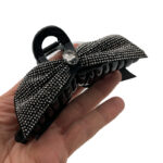 کلیپس پارچه ای نگین دودی 01101065