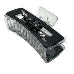 کلیپس صندوقی دو گل نگین دار 00202114