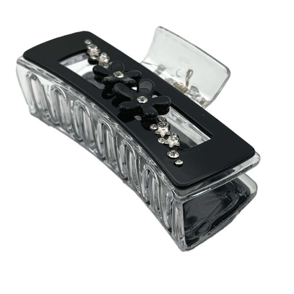 کلیپس صندوقی دو گل نگین دار 00202114