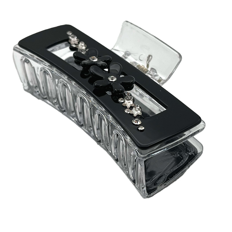 کلیپس صندوقی دو گل نگین دار 00202114