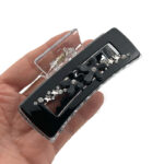 کلیپس صندوقی دو گل نگین دار 00202114