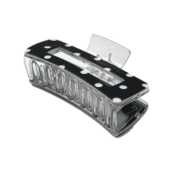 کلیپس صندوقی مشکی خالدار سفید 00202126