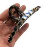 کلیپس بزرگ پلنگی نگین قلبی 00202147